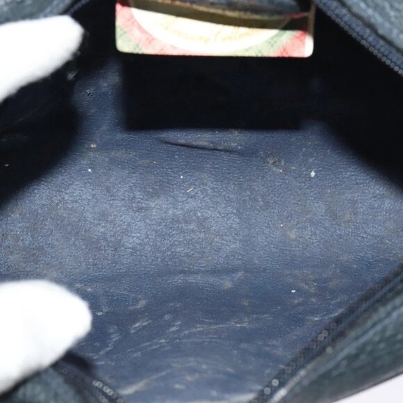 GUCCI GG Supreme Sherry Line Shoulder Bag PVC Navy Gold 98 02 004 Auth 123959 - Picture 9 of 16